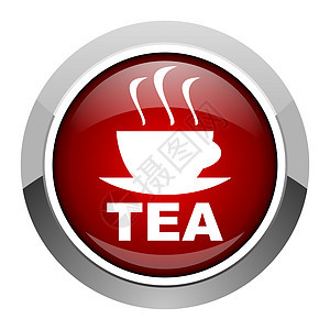 茶茶图标钥匙草本植物互联网合金厨房网络叶子疗法杯子红色图片