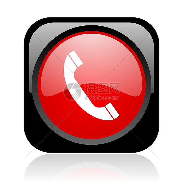 电话黑红色和红方网络灰色图标网站细胞横幅互联网手机讲话商业按钮钥匙服务图片