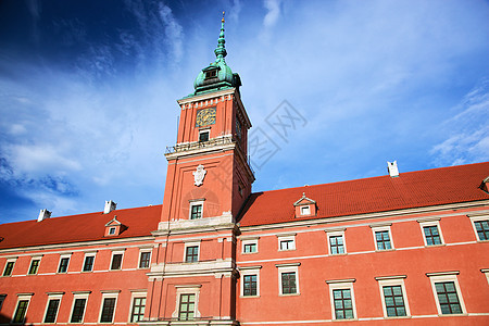 波兰华沙皇家城堡 波兰华沙天空建筑学旅游建筑国王游客首都地标历史正方形图片