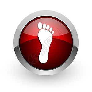 红圆足迹网络闪光图标商业修脚身体海滩金属赤脚互联网钥匙骨科脚步图片