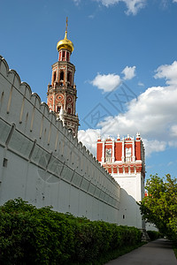 莫斯科Novodevichy女修道院文化地标目的地宗教水平旅游建筑学场所地方全景图片