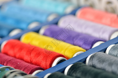 缝缝合配件生产卷轴缝纫筒管裁缝细绳团体紫色衣服橙子图片