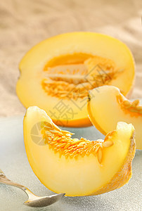 黄瓜切片白色圆形黄色工作室植物小吃水果条纹食物种子图片