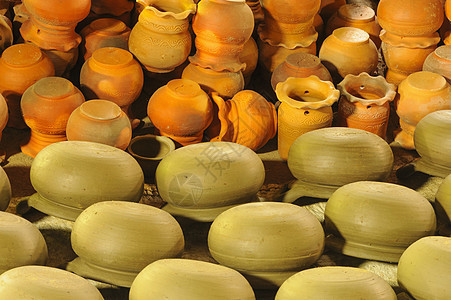 泰国的手工艺陶器图片