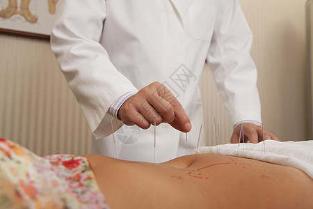 插入针缝针生活方式福利腹部考试部位保健人体混血衬衫裙子图片