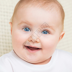 可爱宝宝肖像乐趣女婴幸福新生皮肤儿童男婴女孩婴儿眼睛可爱的高清图片素材