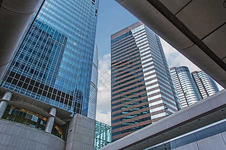 办公大楼商业景观玻璃工作地标天空反射天际摩天大楼建筑市中心高清图片素材