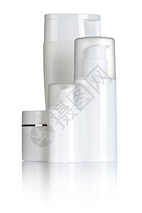 化妆瓶包装治疗管子收藏身体卫生白色女性奶油塑料图片