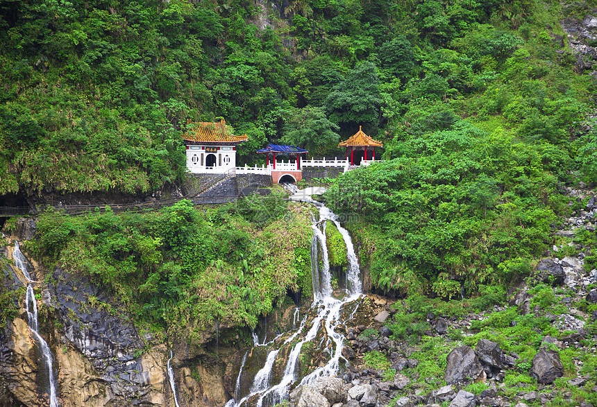 长春庙 太郎子国家公园 台湾假期公园神社地标旅游峡谷瀑布森林国家旅行图片