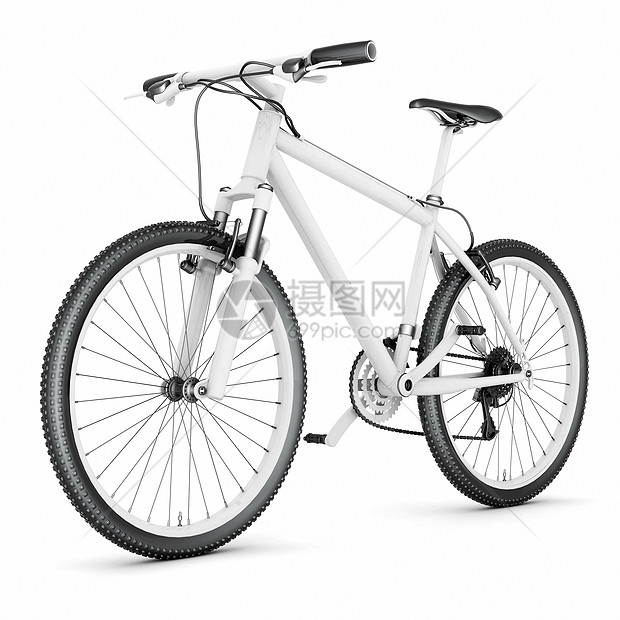 山地自行车骑术运输运动白色齿轮车轮黑色活动车辆图片