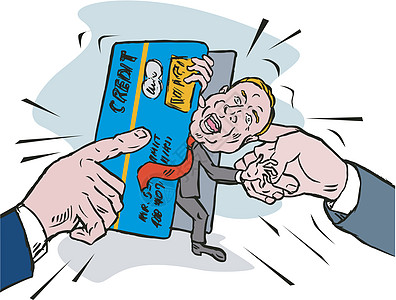 信用卡紧缩芯片艺术品银行卡插图图片