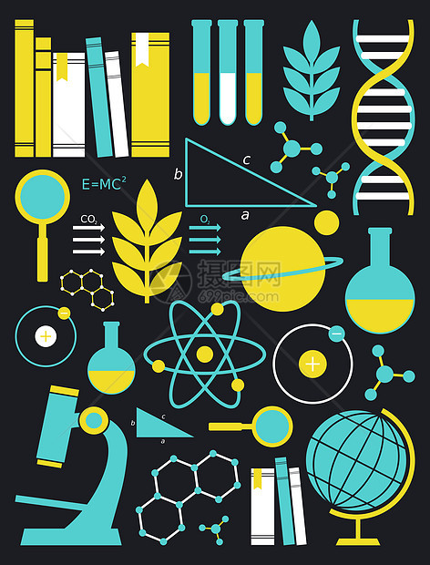 教育和科学图示集图片