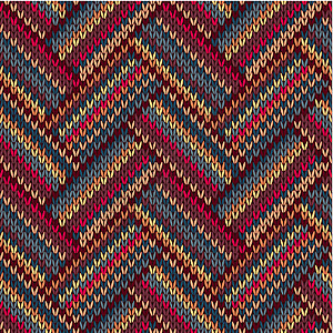样式样式 无裁缝的编织模式针织毛衣风格纤维织物围巾棉布材料装饰红色图片