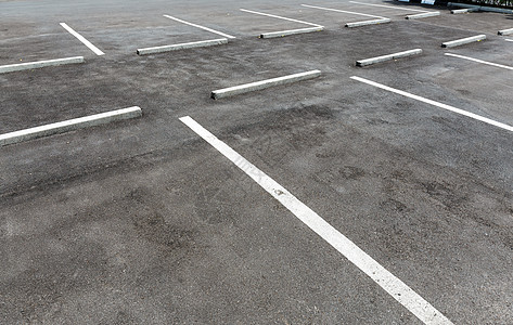 空停车场数字沥青白色空白汽车线条公园图片