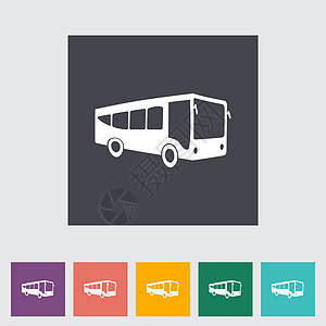 巴士平 ico货车旅行学校插图机器轮子车辆勘探土地旅游图片
