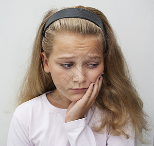 牙痛疾病伤害女孩牙科手势空腔牙疼牙齿医疗痛苦图片