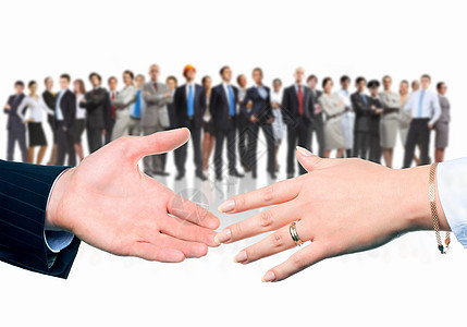 商业握手协议交易人士顾问生意人领带团体银行家员工职员图片