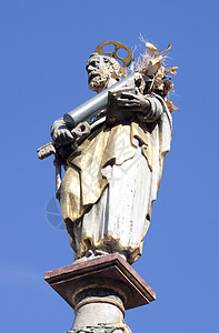 特里尔市场历史城市雕像图片
