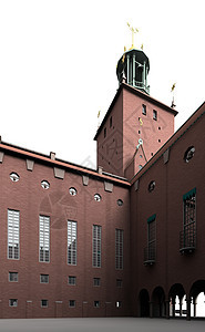 斯德哥尔摩市政厅7城市地标往返旅行技术首都观光玻璃视觉金子图片