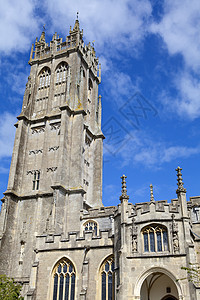 格拉斯顿伯里圣约翰教堂国家建筑观光旅行建筑学教会英语地标宗教旅游图片