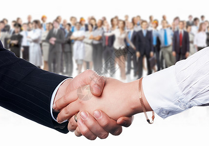 商业握手套装职业问候语交易雇主团队领带老板人士协议图片