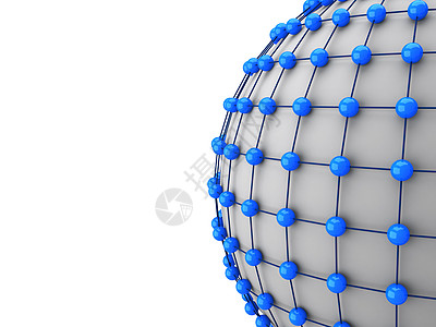 3D网络概念 球相互连结等级数据技术世界隐私合伙互联网联盟制度团体图片