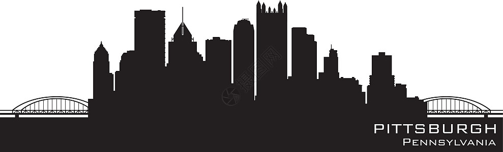 匹兹堡 宾夕法尼亚州天线景观天空外表市中心全景联盟商业城市房屋黑色图片