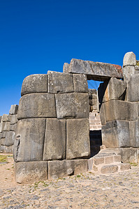 秘鲁岩石石头废墟纪念碑王国地标帝国旅行历史寺庙图片