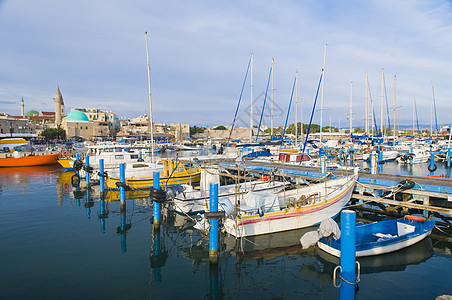 Acre 端口圣经城市历史性海洋港口运输血管游艇圣地旅游图片