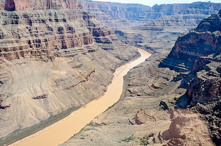 大峡谷沙漠侵蚀瀑布国家台面蓝色远足旅行日落岩石图片