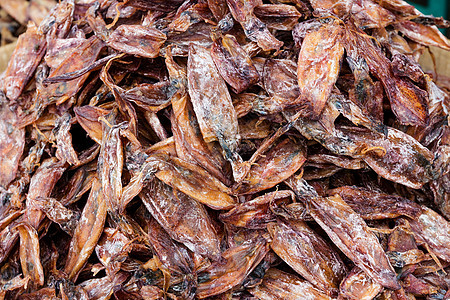 干鱿鱼海鲜团体市场食品干粮美食墨鱼食物图片