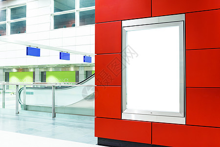 空白的广告牌火车车站街道大厅建筑城市玻璃日光购物中心控制板背景图片
