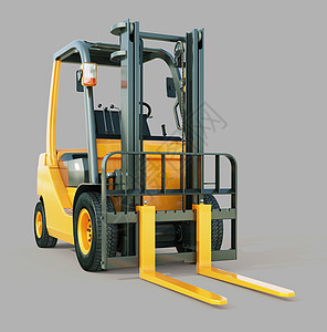 叉车卡车贮存配送商用车运输车皮拖带业务储物订单橙子图片