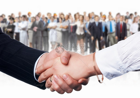 商业握手问候语银行家就业老板员工顾问套装雇用人士职业图片