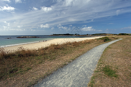 格朗德哈夫根西旅游旅行海滩海岸线天空日落日出码头港口海景图片