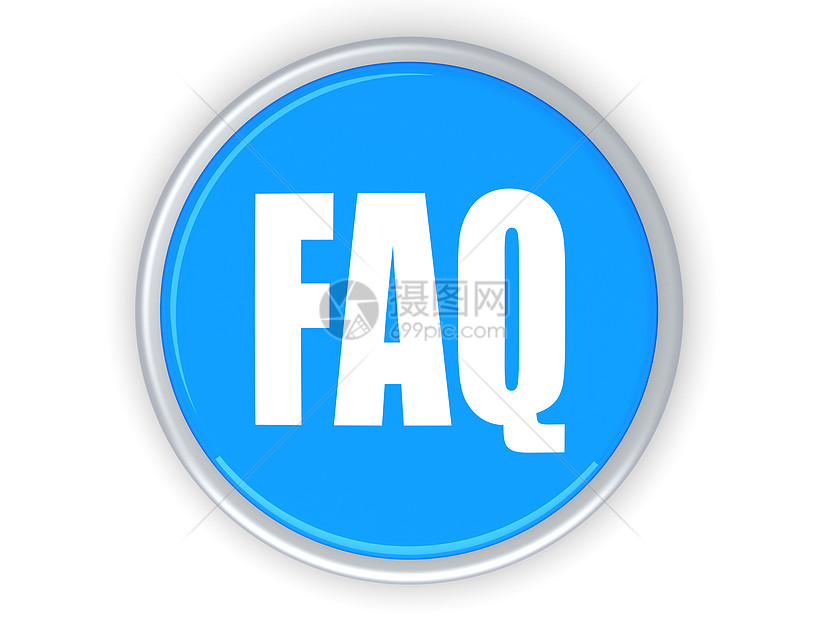 FAQ 按钮机器礼物白色帮助技术插图问题图片