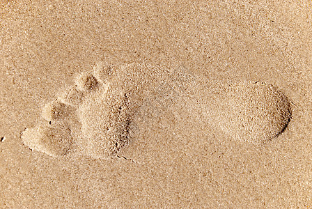 脚印赤脚踪迹跑步大杂烩骨科掌印沙滩背景图片