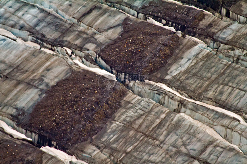 冰川上的石河3号图片