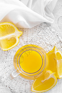 柠檬汁热带桌子液体投手早餐康复饮料药物果汁香橼图片