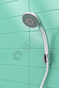 阵雨器绿色浴室合金淋浴洒水器卫生瓷砖喷嘴花洒图片