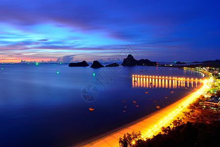 泰国的Ao Manao湾景象图片素材
