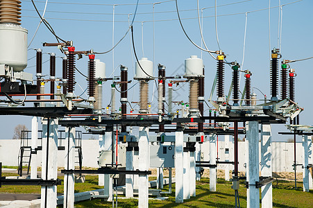 高压变电站开关电路电气隔离接线基础设施单元变压器电压力量图片