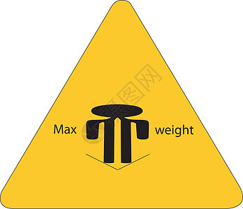 最大加权数警告重量白色黄色圆圈入口街道男人尺寸男性背景图片