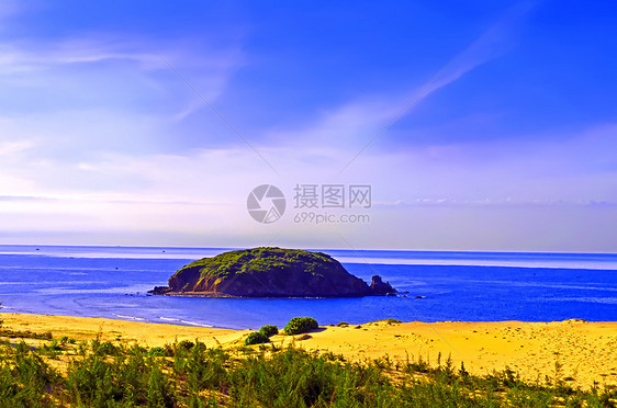 南中国海的小岛屿图片