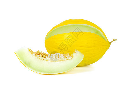 新鲜黄色黄瓜皮肤食物种子白色甜点水果营养小吃圆形绿色图片