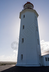 南非在危险点灯塔的灯塔溺水海洋建筑海岸旅游导航旅行岩石地标白色图片