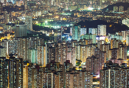 香港的住宅楼群建设建筑公寓房屋景观城市民众住房居所图片