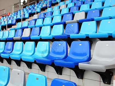 体育场观众席空白座位观众运动会场竞赛塑料场地楼梯竞技场背景图片