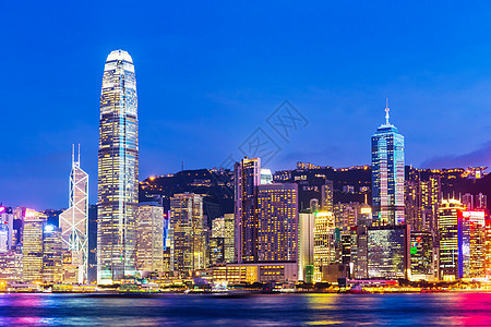 香港天线地标景观码头摩天大楼建筑旅游背景商业经济市中心图片