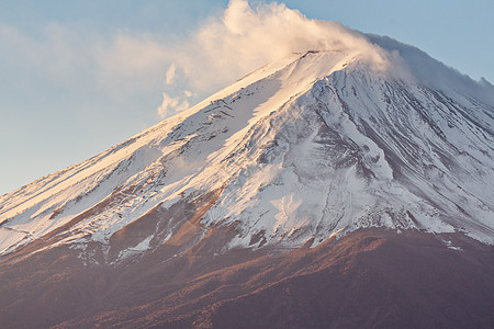 藤藤山关门了日出公吨顶峰积雪冰镇火山日落植物图片